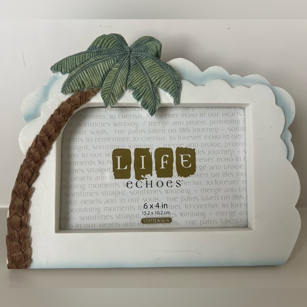 Tropical Palm Tree Picture Frame